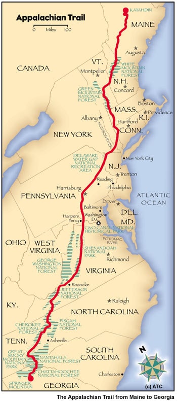 Appalachian trail outlet thru hike time